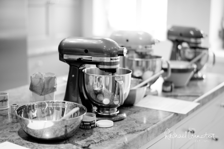 Professional colour photograph of creative inspiration baking shoot at Maison des Macaron at Market Harborough by Rachael Connerton Photography